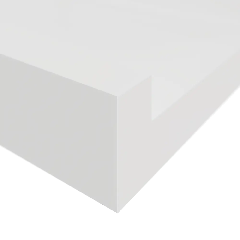 Полка настенная Spaceo White 60x10 см МДФ цвет белый 82877519 STLM-2139078  - Вид №2