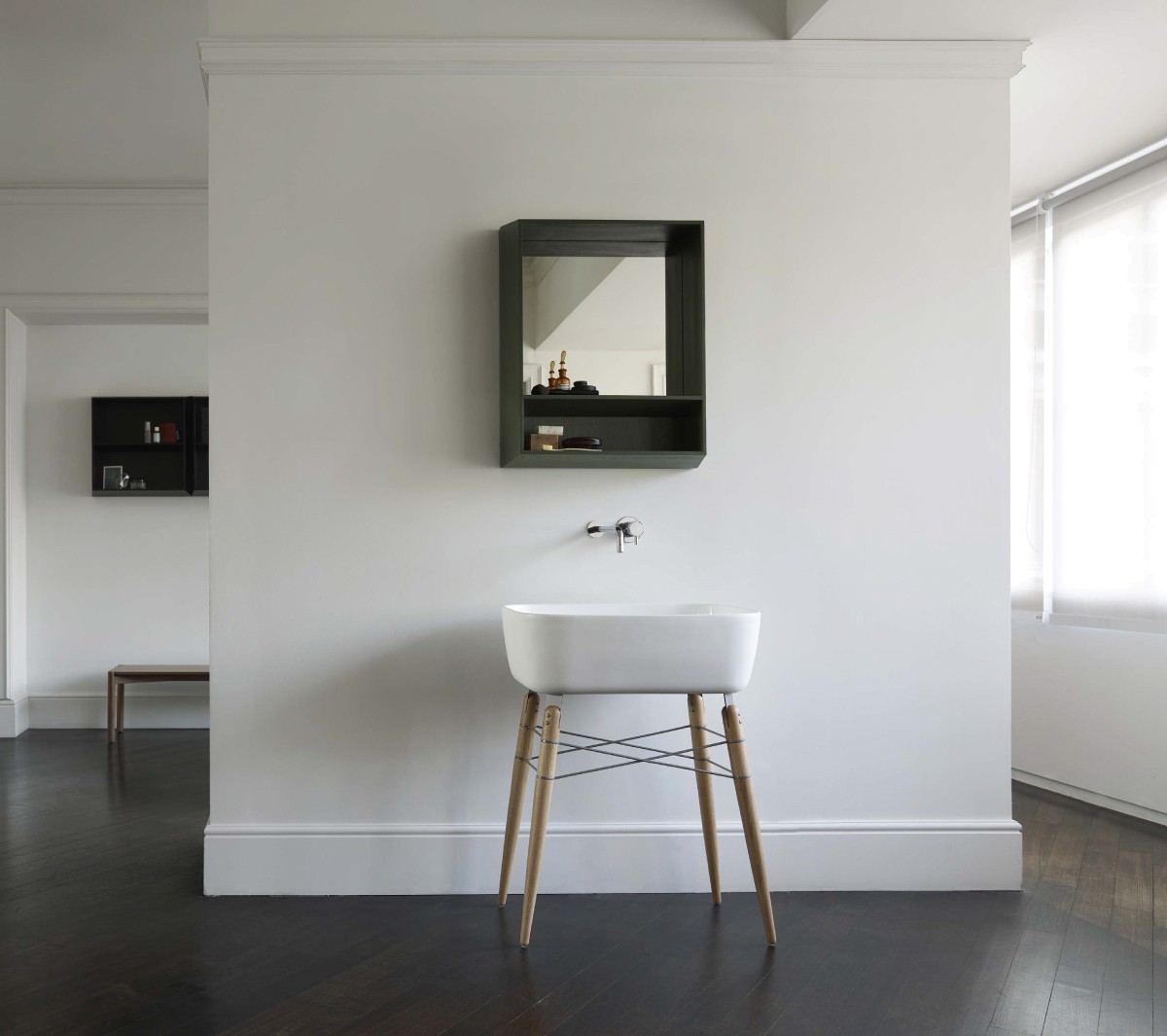 Ex.T Brac mirror Зеркало с черной рамой EXSPBRAC/NE  - Вид №5