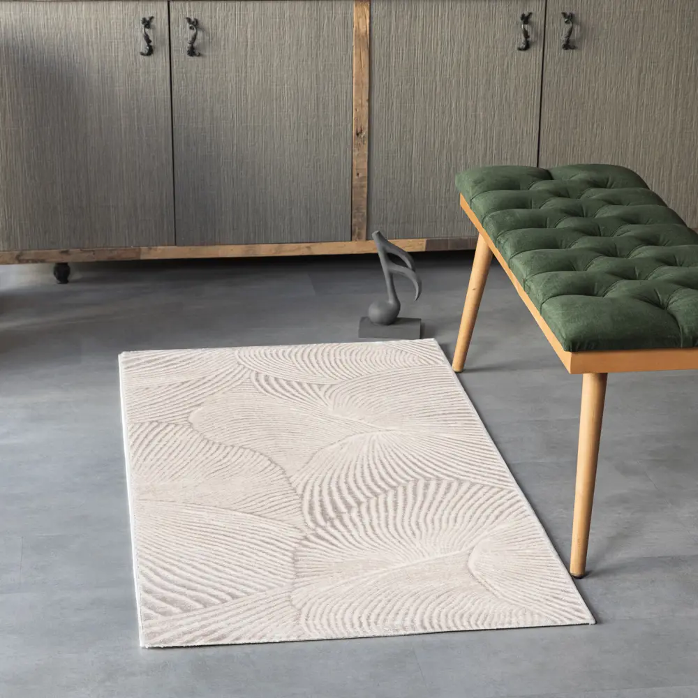 KREAFORTA Breeze — серый хлопковый ковер для современного интерьера 89405386 STLM-1563366