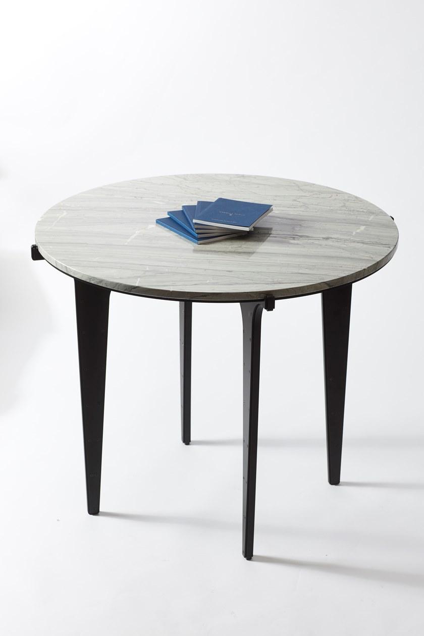 GABRIEL SCOTT Круглый мраморный стол Prong sun-id-1466330 - Вид №6