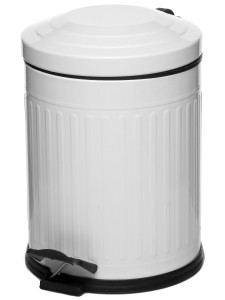 Вёдра с педалью и крышкой Apus 5L White NAVAKO