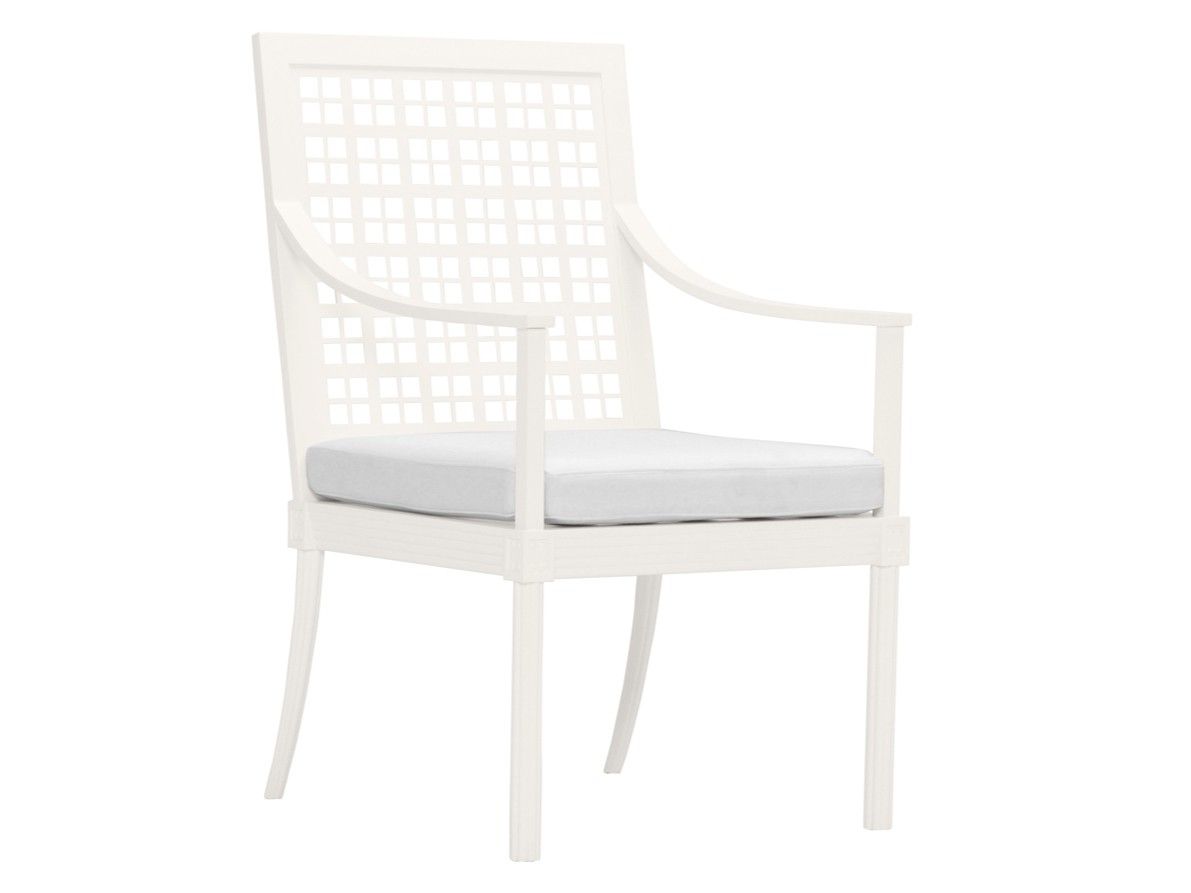 Алюминиевый стул с подлокотниками JANUS et Cie Quadratl ARCH-00041366