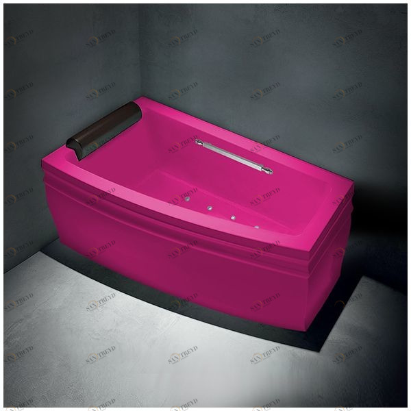 Ванна с аэромассажем розовая gruppo treesse blanque 1690 SXSTAV166CR