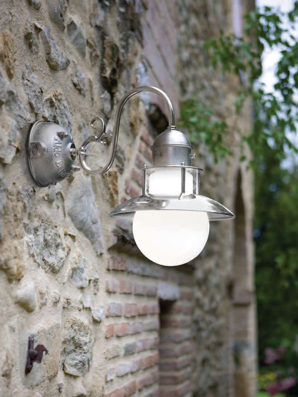 Металлическая наружная настенная лампа Aldo Bernardi Abbazia ARCH-00104840 - Вид №2