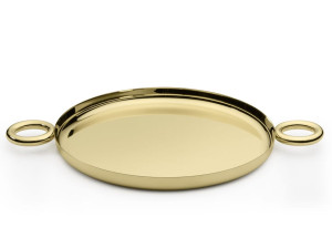 Круглый лоток из нержавеющей стали