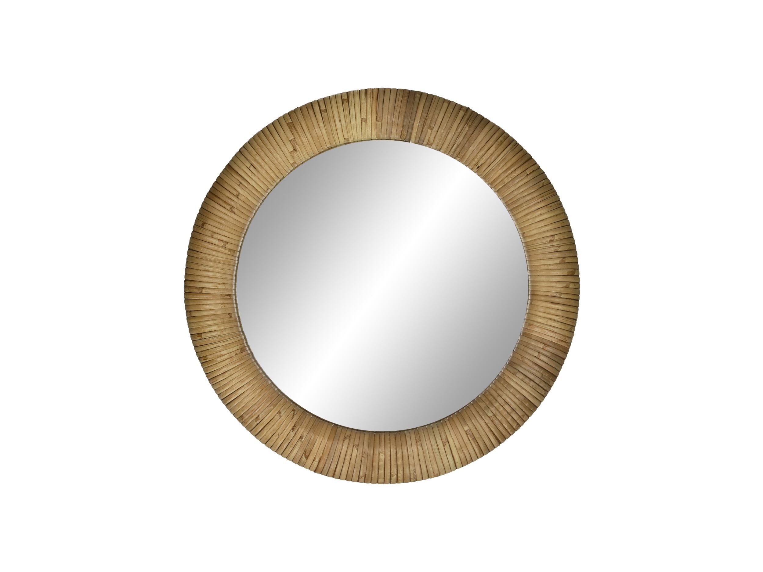 Ротанг круглое зеркало POMAX IMAGINAR ARCH-00129725