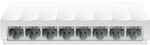 LS1008 8-port 10/100mbps unmanaged switch, plastic case, desktop and wall mountable TP-Link