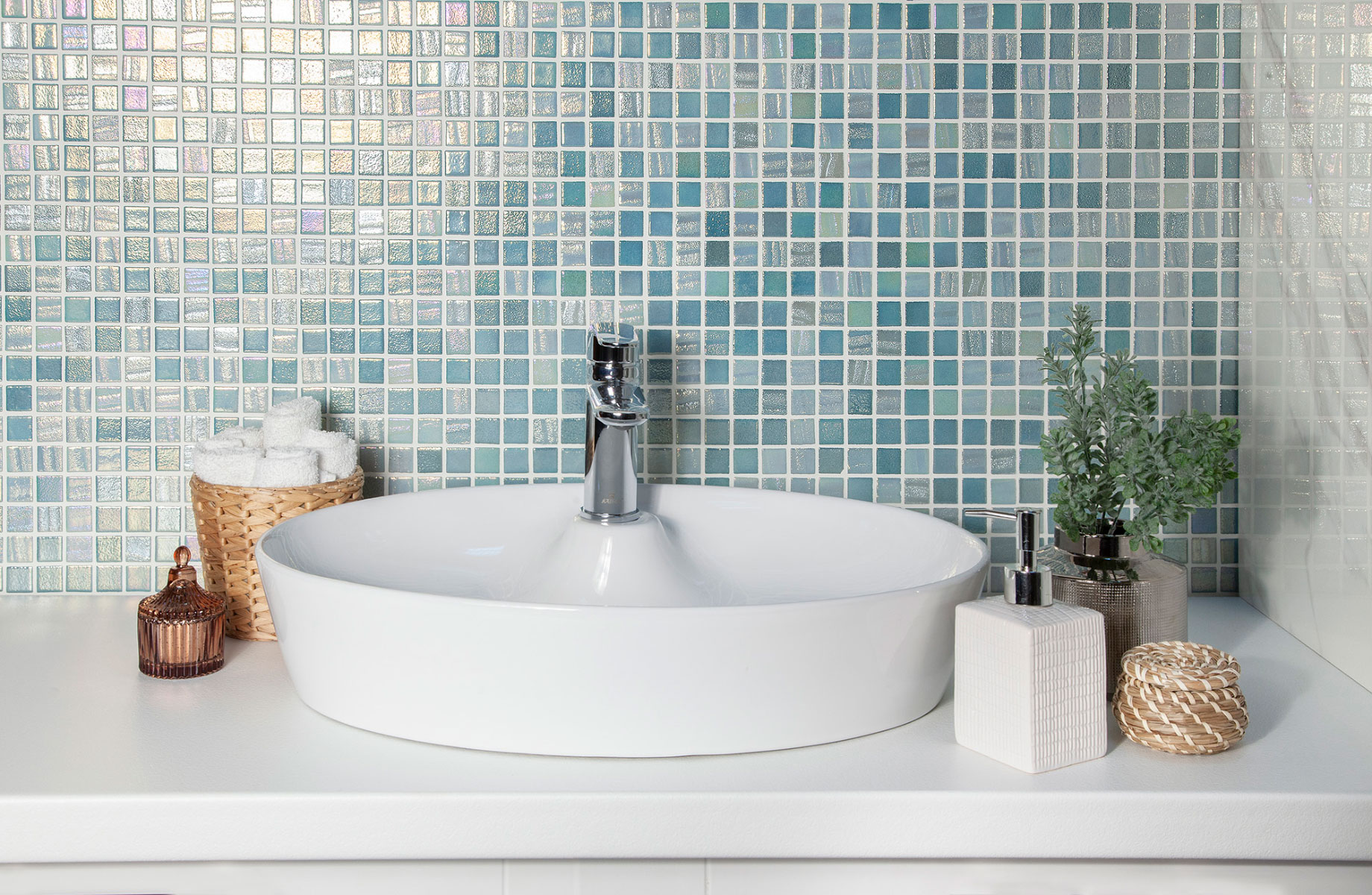 Fusion LIGHT GREEN – мозаика тропического моря STP-ST226 INCOLOR - Вид №3