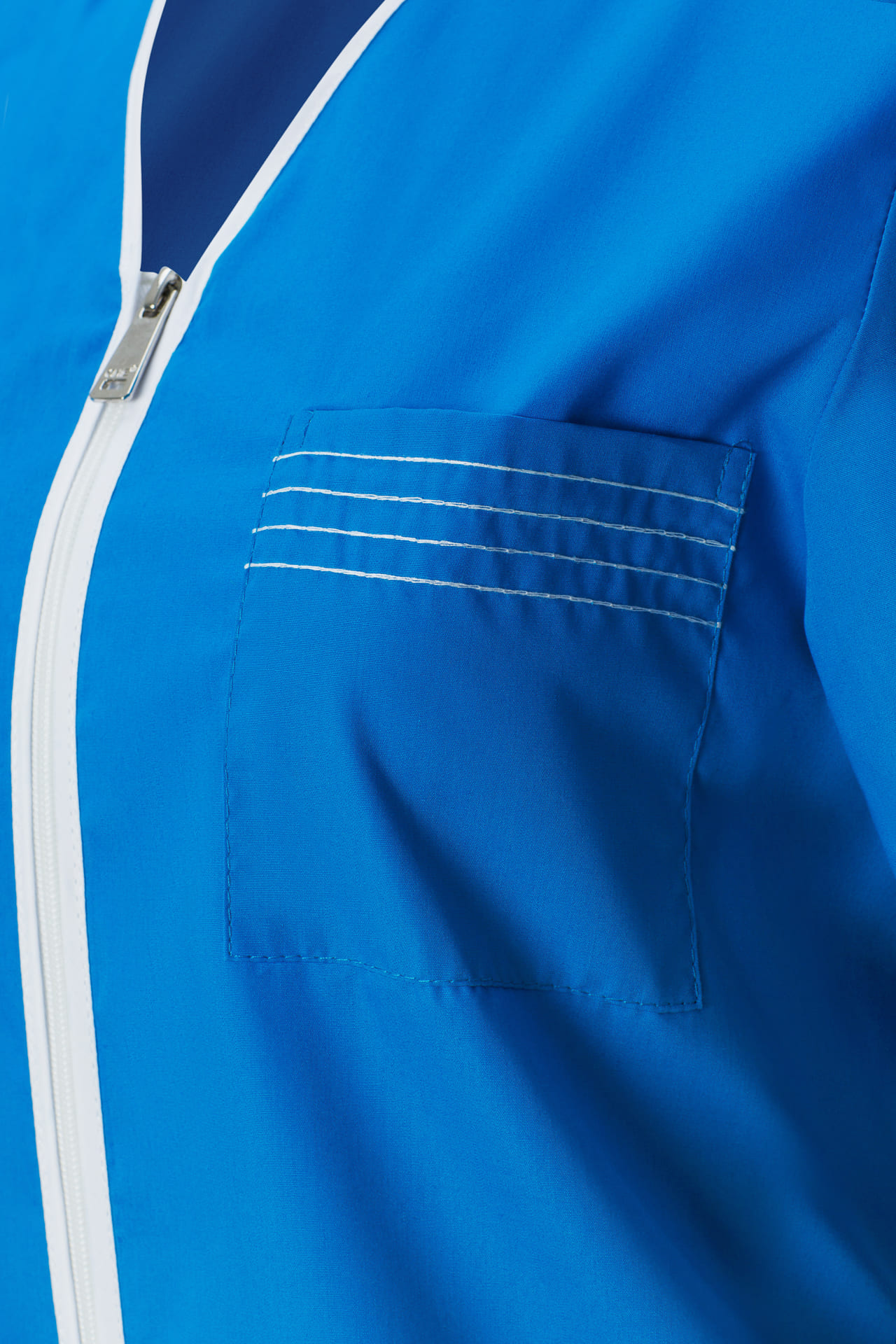 66185 Куртка "Сервис" темно-голубая  Медицинская одежда  размер 58/158-164 Спецодежда  - Вид №2