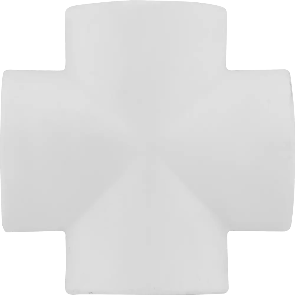 Крестовина равнопроходная ПОЛИТЭК 25 мм для систем водоснабжения 13567137 STLM-0003412 - Вид №1