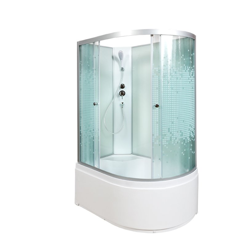 B10S BLACK Душевая кабина DETO Серия В L 920 L N без крыши - Вид №5