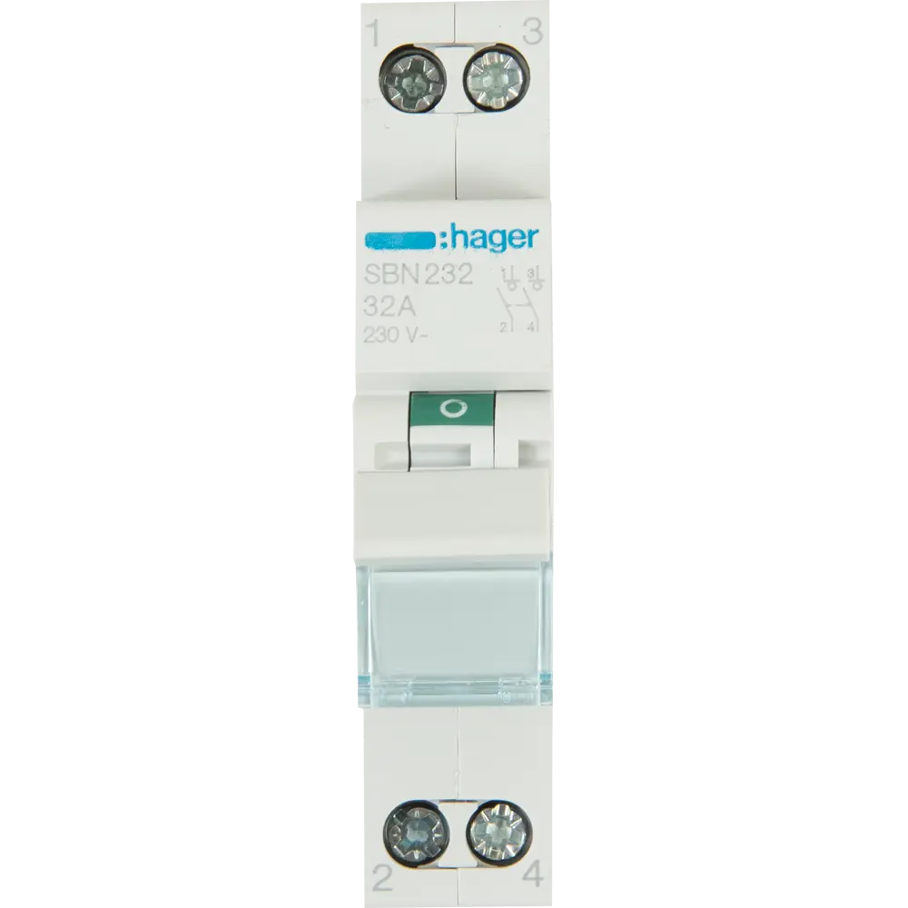 Выключатель-разъединитель Hager 2Р 32 А STLM-2047620 - Вид №1
