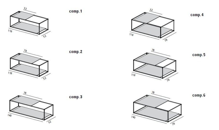 Стальной прямоугольный садовый стол Desalto HELSINKI 15 ARCH-00098356 - Вид №9