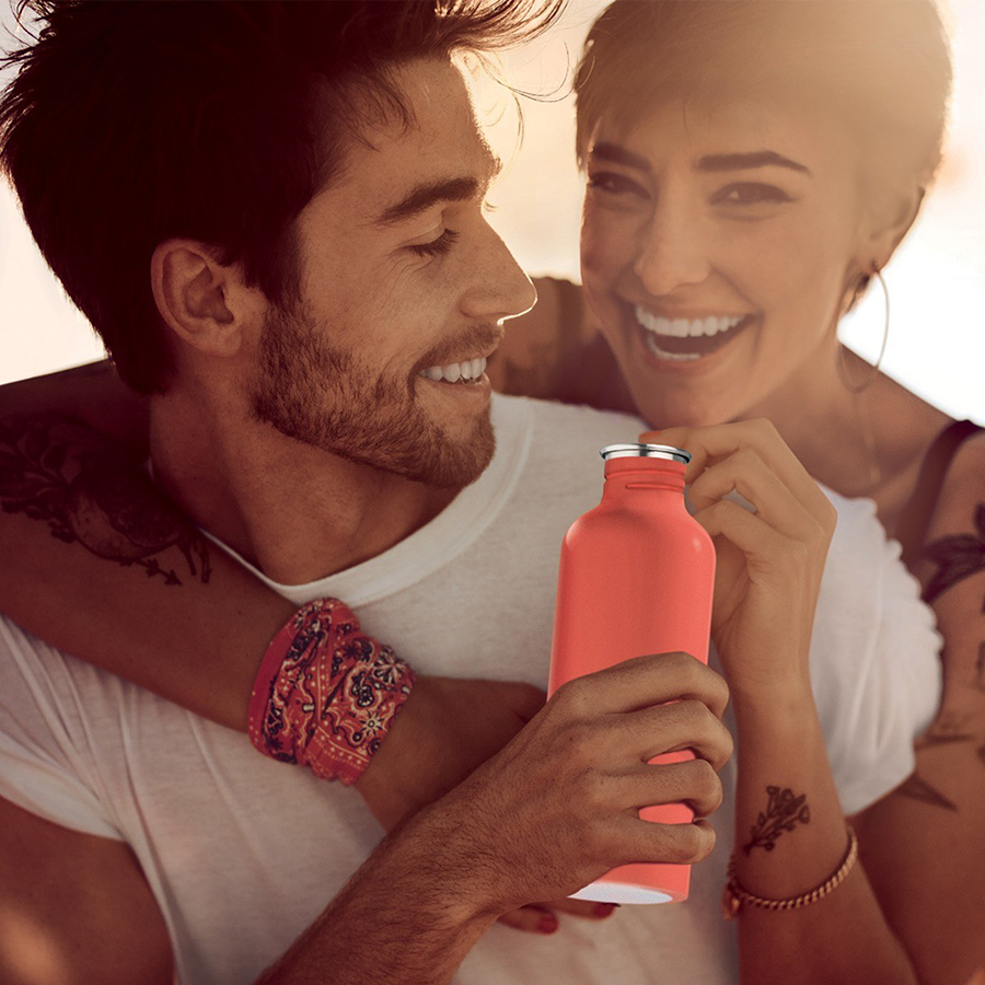 11670135 Бутылка on the go 650 мл розовая Guzzini  - Вид №1