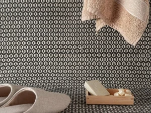 Warli Коврик ручной работы из переработанного домашнего животного