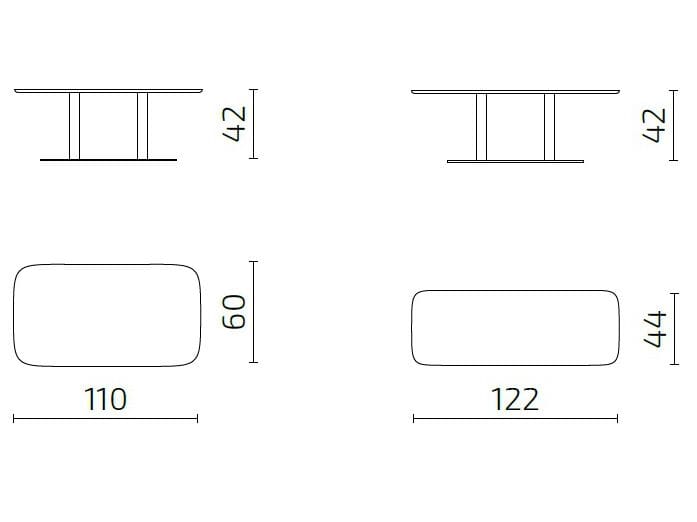 Ламинат прямоугольный низкий стол Intuit by Softrend Aide ARCH-00123896 - Вид №2