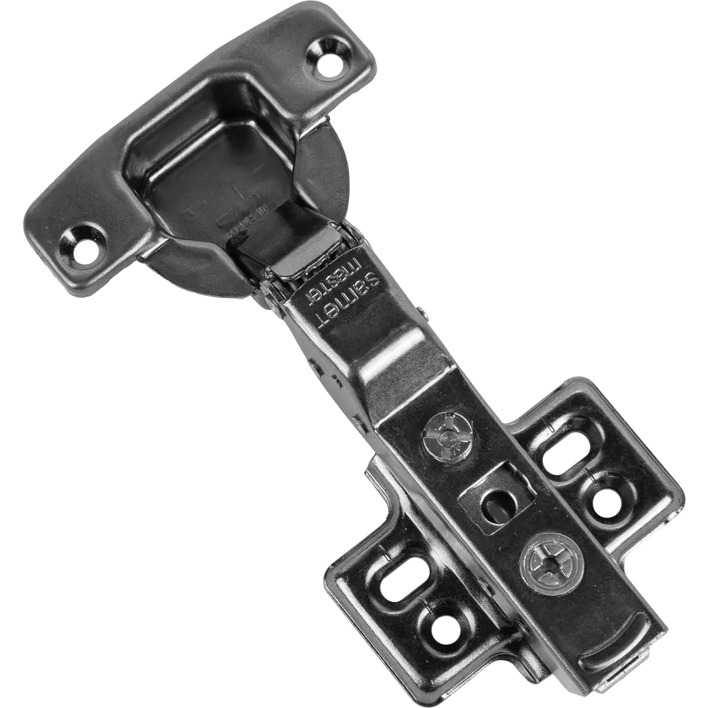 Петля мебельная SAMET Master Black с доводчиком, полунакладная 84829210 STLM-0055745