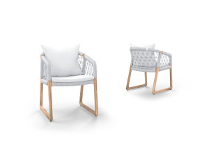 Садовый стул с подлокотниками