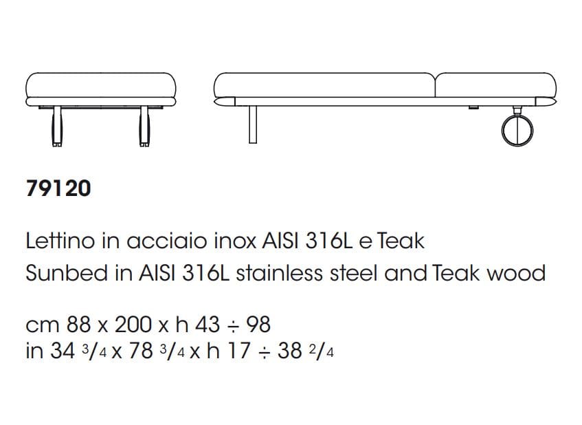 Ткань сад шезлонг Giorgetti Moorea ARCH-00074200 - Вид №7
