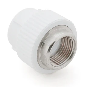 Муфта комбинированная под ключ, внутренняя резьба, 1"х32 мм, полипропилен