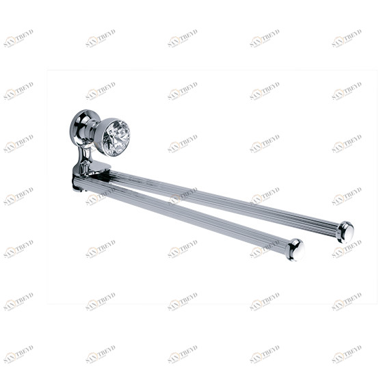 Полотенцедержатель, двойной JOERGER Palazzo Crystal 605.00.002.000