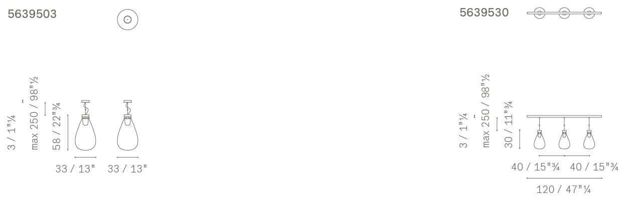 Стеклянный подвесной светильник Poltrona Frau коллекция-мебель и аксессуары ARCH-00109146 - Вид №10