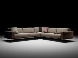 Угловой диван из ткани