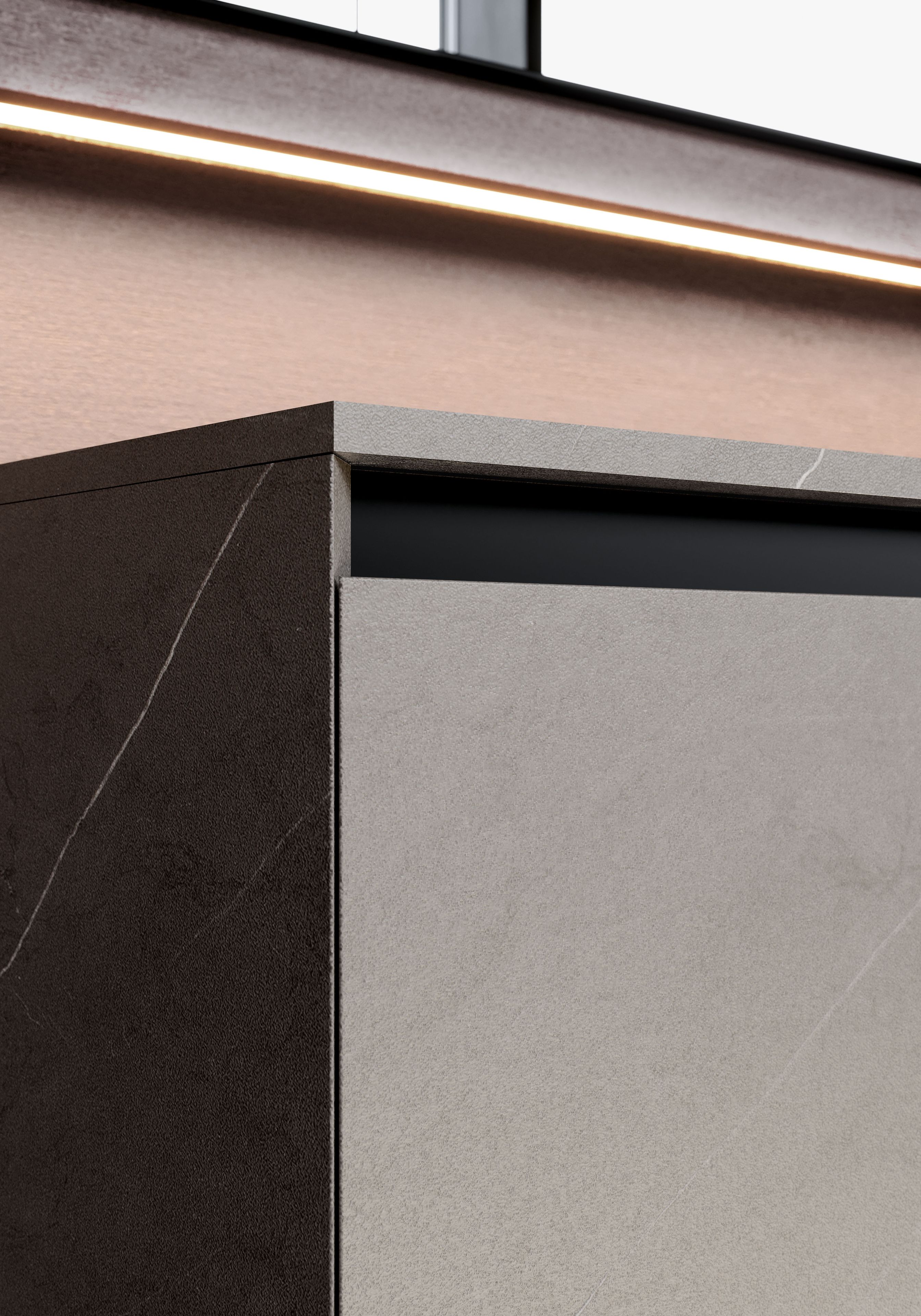 Ламинированный напольный умывальник Ideagroup Cubik ARCH-00148153 - Вид №2