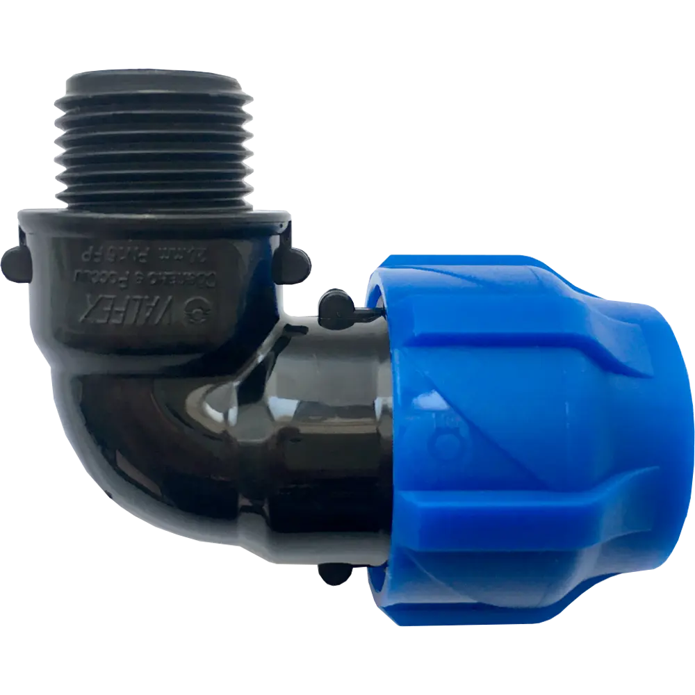Отвод комбинированный 90° ПНД Valfex 1 1/4"x63 мм НР 85457871 STLM-2129843  - Вид №1