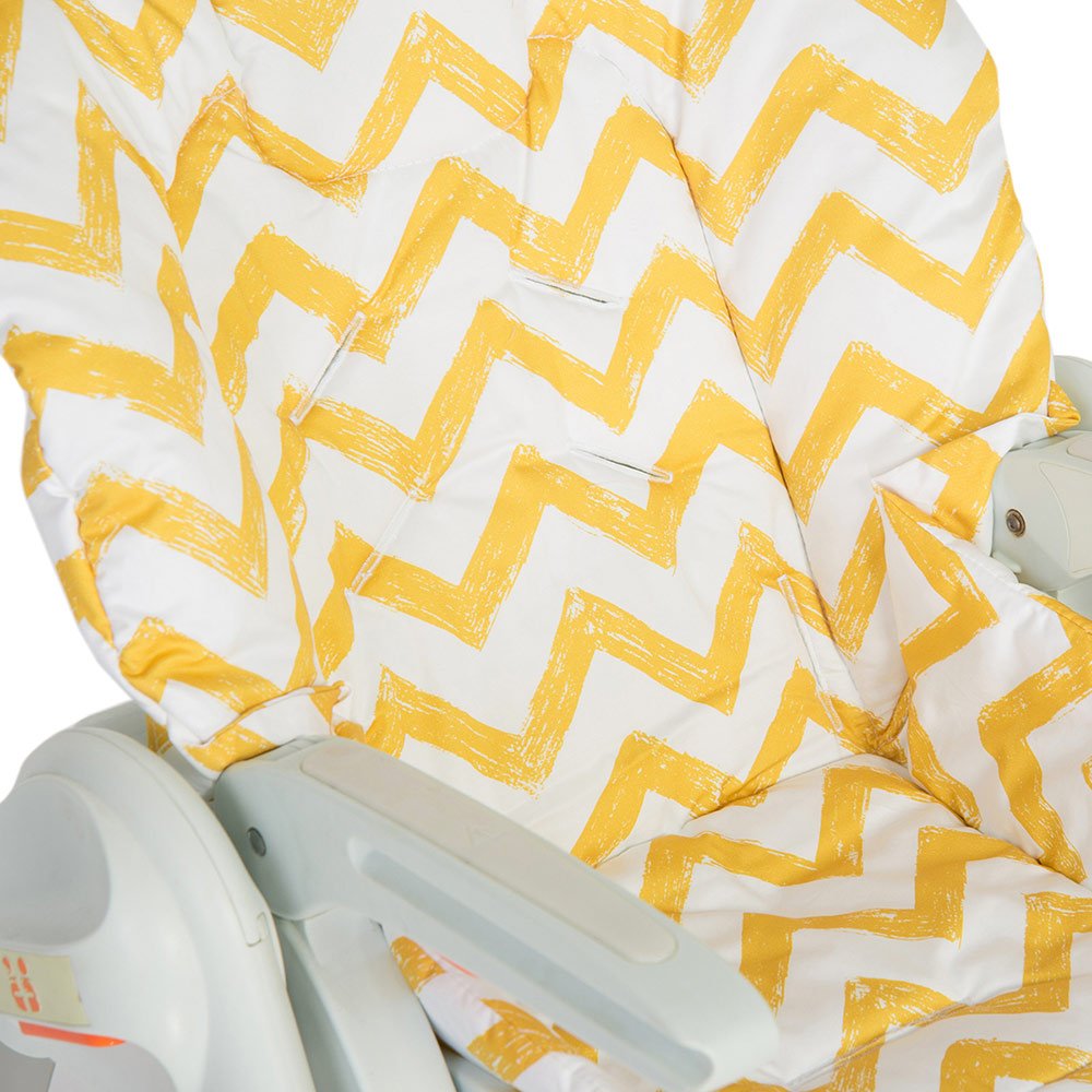 Съемный чехол для стульчика для кормления Yellow Zigzag VAMVIGVAM  281522 Желтый Santreyd  - Вид №1