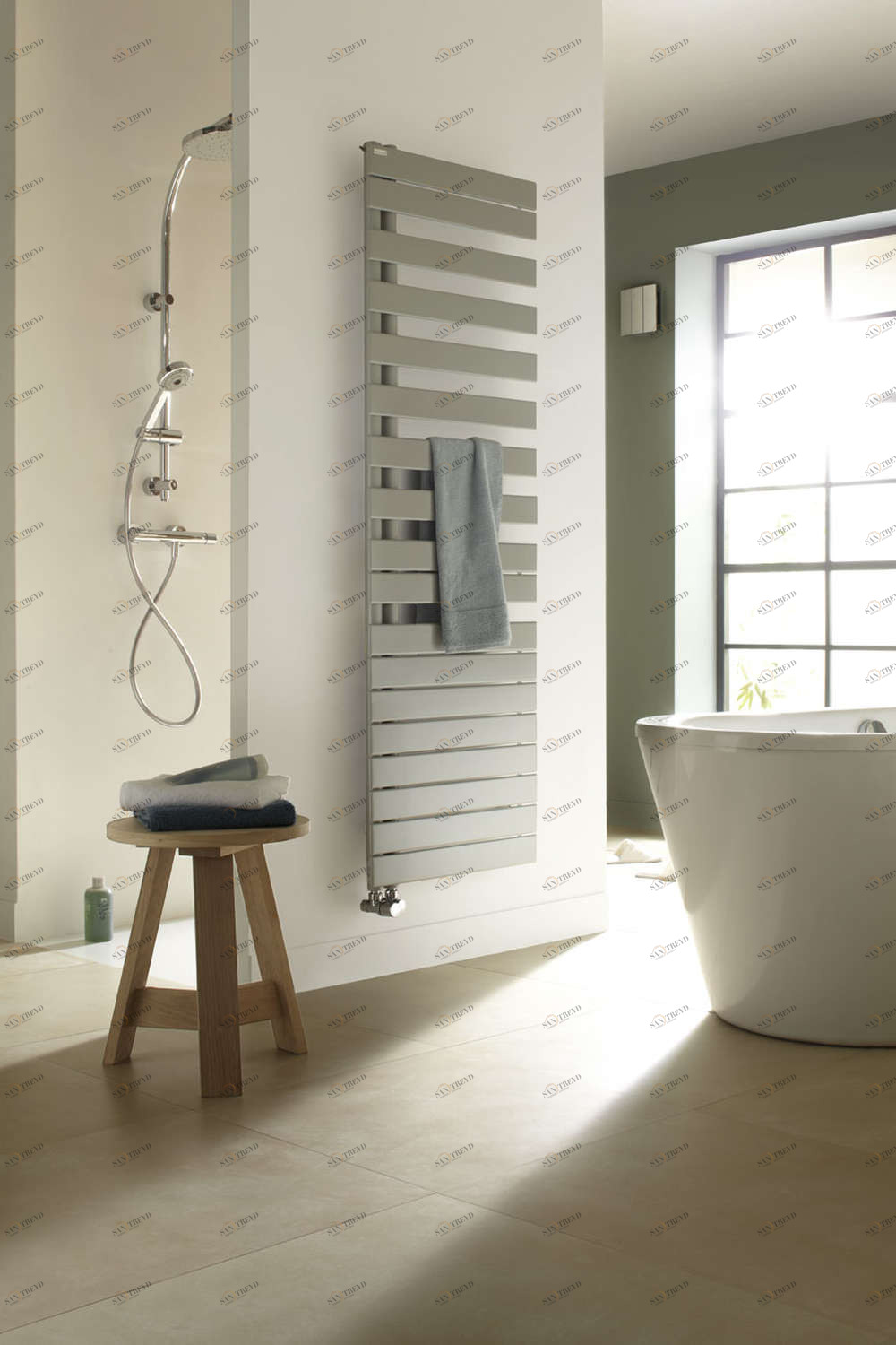 Водяной радиатор FL168-055 Fassane Spa asymétrique à gauche Acova 1676 