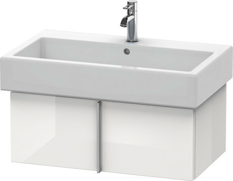 VE610600707 Vero Тумбочка подвесная Бетонно-серый матовый декор Duravit - Вид №2