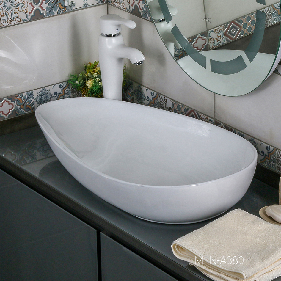 Накладная раковина melana mln-a380 A380-805 - Вид №1