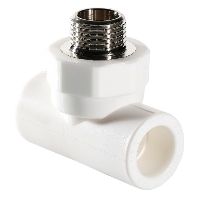 VTp.733.0.02004 Фитинг полипропиленовый – тройник с переходом на наружную резьбу Valtec 20 мм х 1/2" 