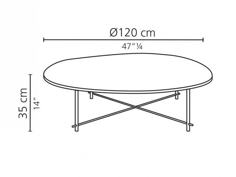 Мраморный низкий круглый журнальный столик Casamilano SHANGHAI ARCH-00056263 - Вид №5