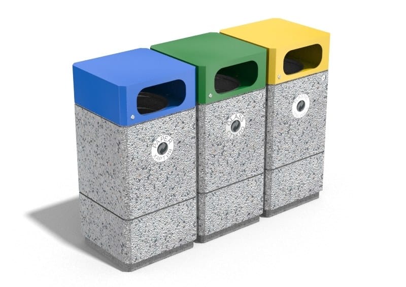 Наружные бетонные стойки для мусора для утилизации отходов ENCHO ENCHEV - ETE 215/216R ARCH-00137152 - Вид №7