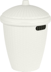 86851585 Корзина для белья цвет белое облако Rattan STLM-0072055 KEEPLEX