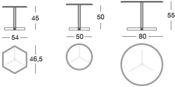 Longhi Шестиугольный мраморный журнальный столик Loveluxe 2019 – rhythm collection sun-id-1390281 - Вид №2