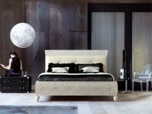 Bizzotto Двуспальная кровать с мягким изголовьем Rebecca