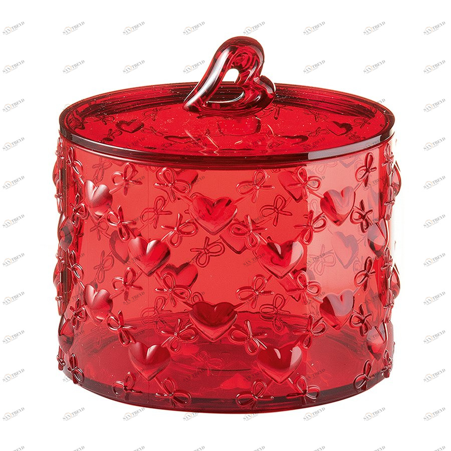 Банка с крышкой 11 cм красная Love GUZZINI  00-3870257 Красный 