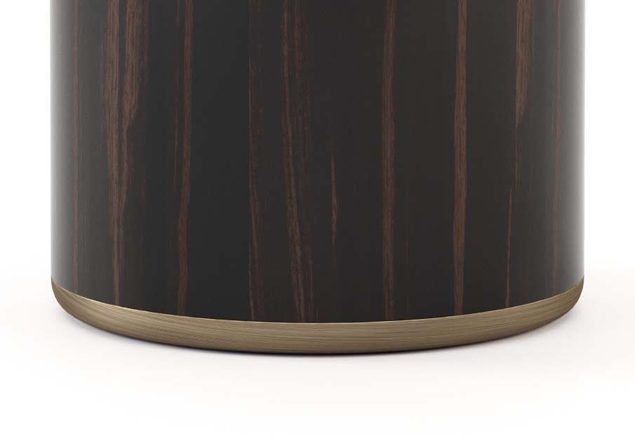 Круглый пуф из шпона Stylish Club His &amp ARCH-00044604 - Вид №2