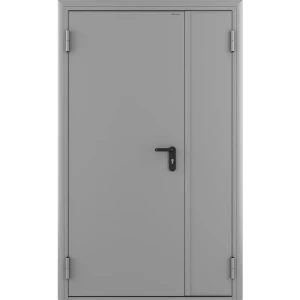 Дверь противопожарная EI60 145x205 см левая цвет светло-серый RAL7035