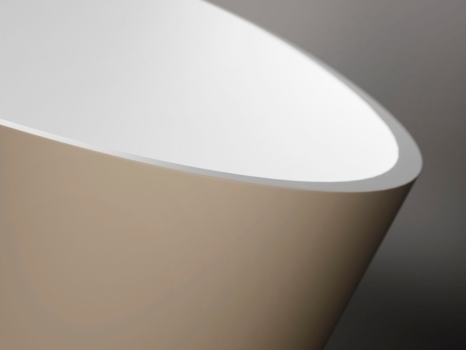 Овальная ванна в центре комнаты в твердой поверхности Gruppo Treesse мебель для ванной комнаты-отдельно стоящие ванны ARCH-00027375 - Вид №15