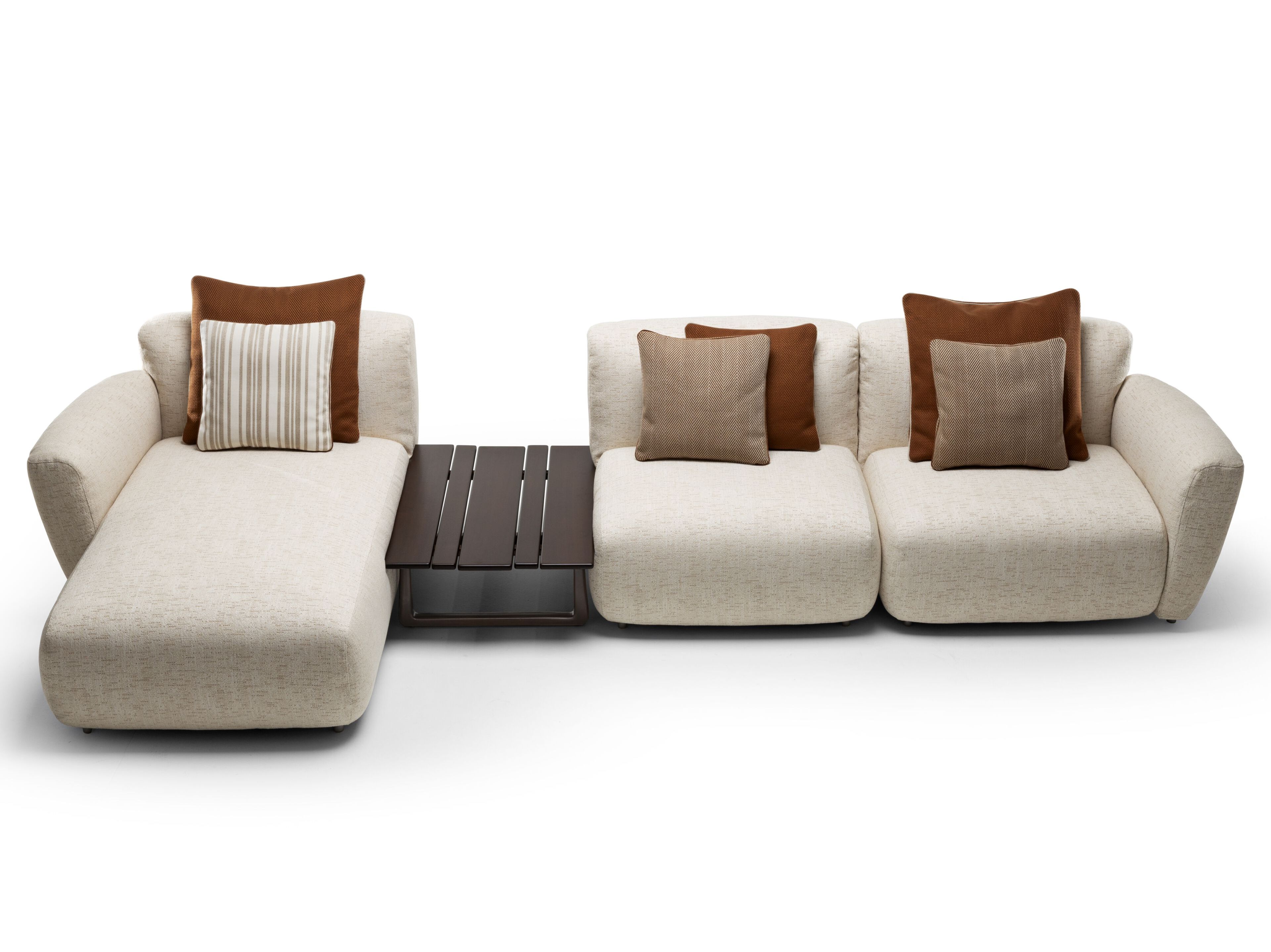 Тканевый модульный садовый диван Exteta Loro Piana Interiors, Стулья Delight от Exteta ARCH-00088589