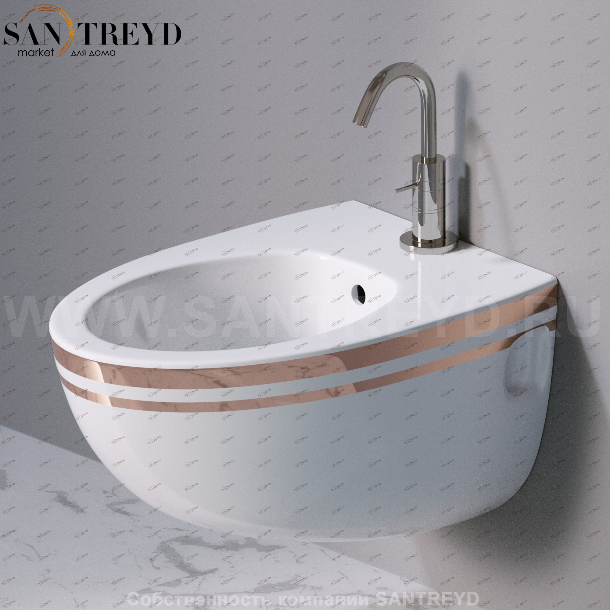 S512.467R Биде подвесное OVAL A. e T. Italia AeT ITALIA