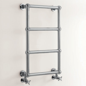 1238 3SC Настенный полотенцесушитель LADDER из латуни, версия с горячей водой. диаметр трубы 30мм. Включены клапаны. ​​ Classico