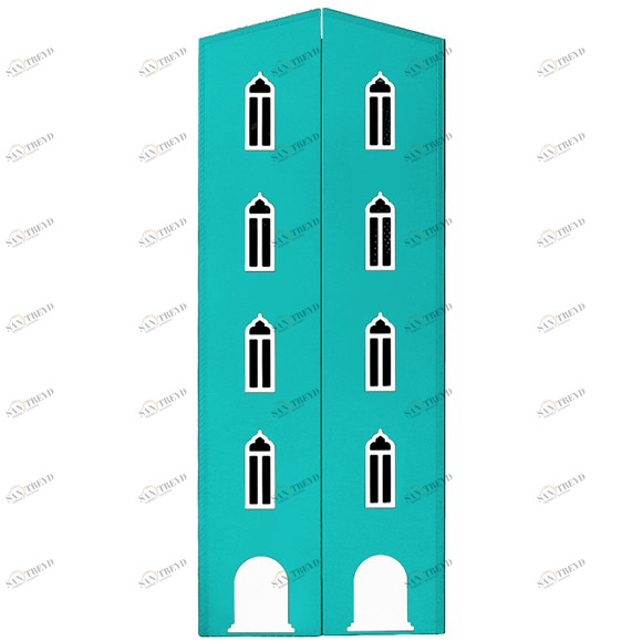 Шкаф двухдверный детский "Венеция-1-XL" МАНДАРИН ВЕНЕЦИЯ 178681 Голубой Santreyd