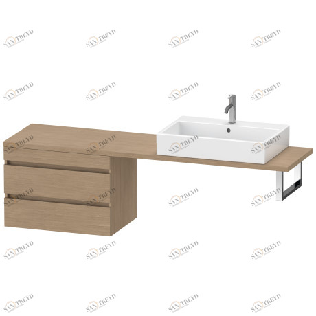DS534805252 Шкафчик для компактной консоли DuraStyle #DS5348 700 x 478 мм Европейский дуб, декор Duravit