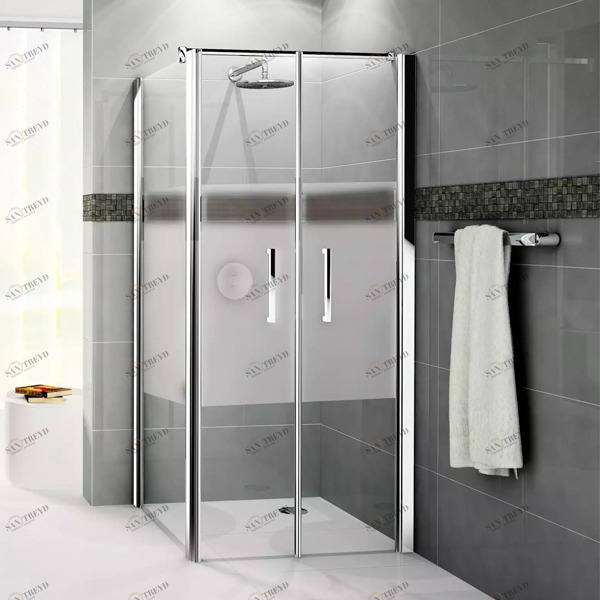 Душевой уголок 84x84 GIADA 2B+F2B Novellini GIADA с сатинированным стеклом GIADN2B7844KGIADNF2B7844K