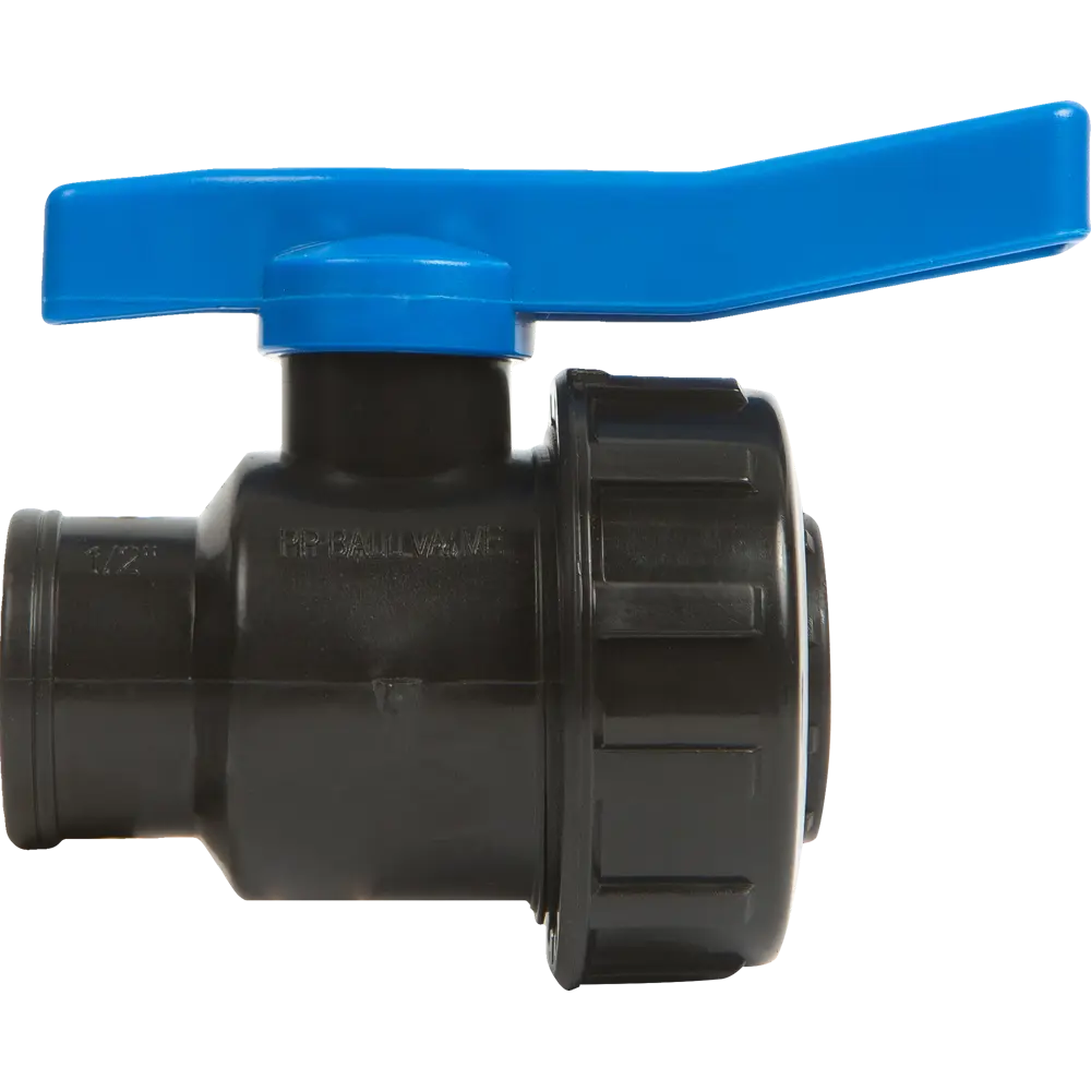 Кран ПНД 1/2"х1/2" внутренняя резьба полиэтилен UNIO STLM-2095844 - Вид №1